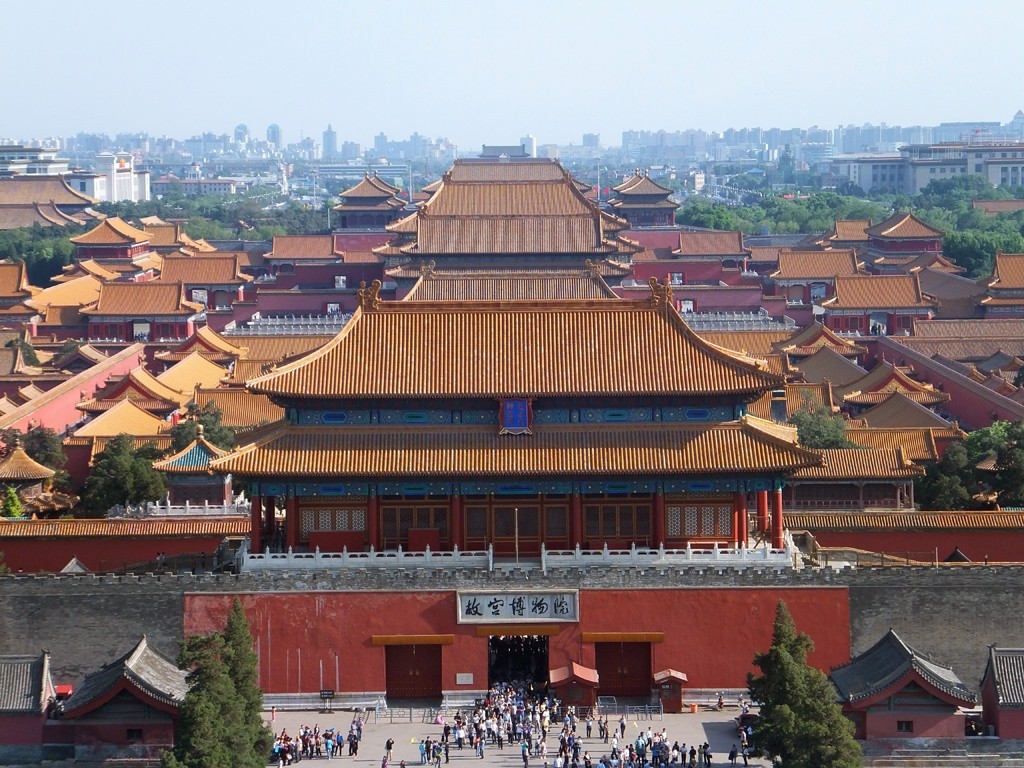 北海、景山与故宫角楼