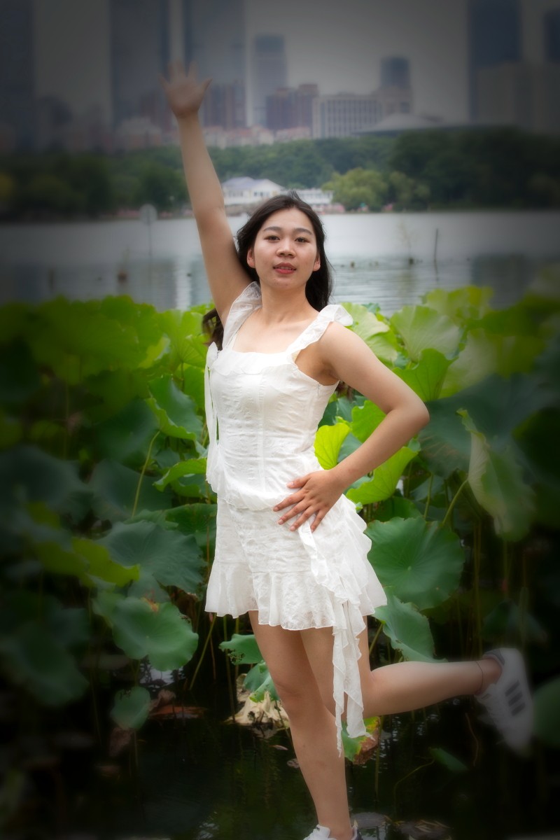 荷花池旁抓拍 11