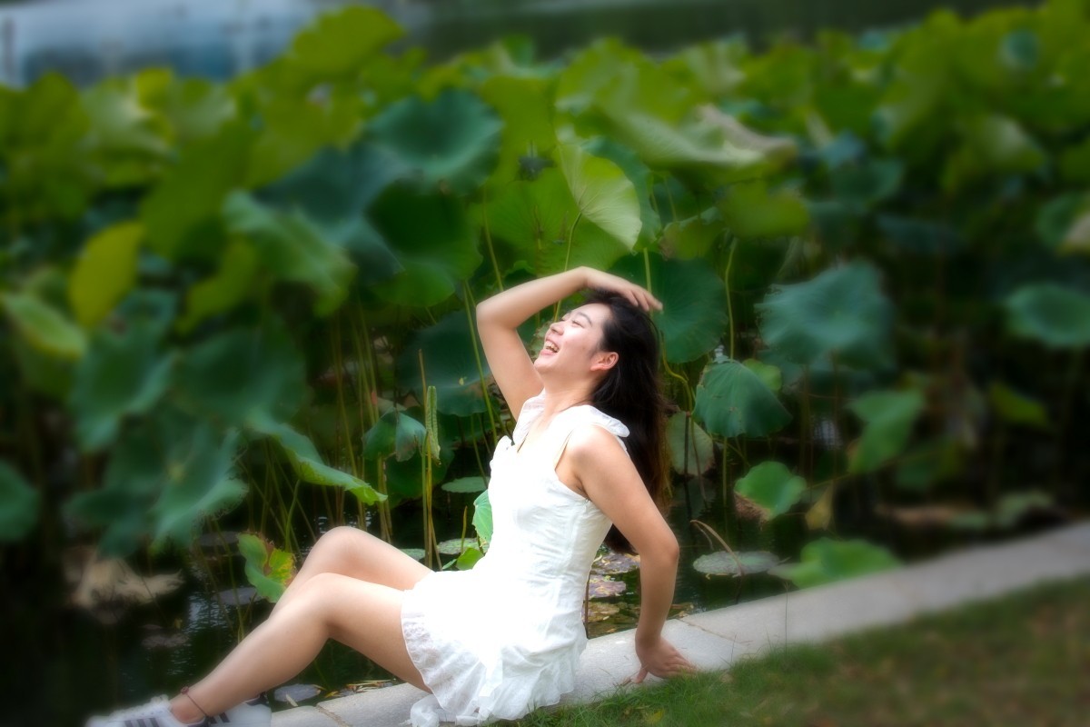 荷花池旁抓拍 11