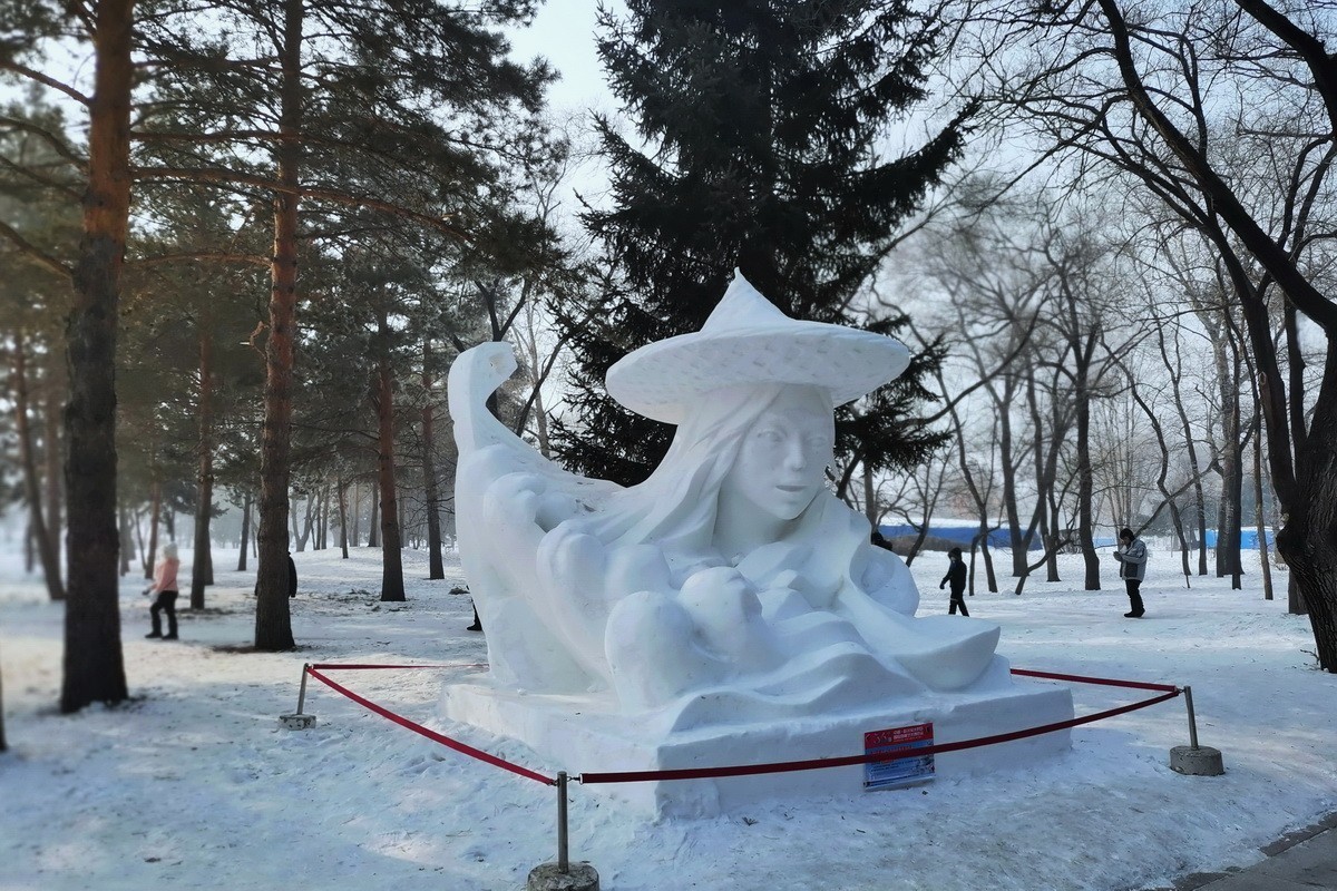 遊太阳岛雪博会---大年初一       3/8