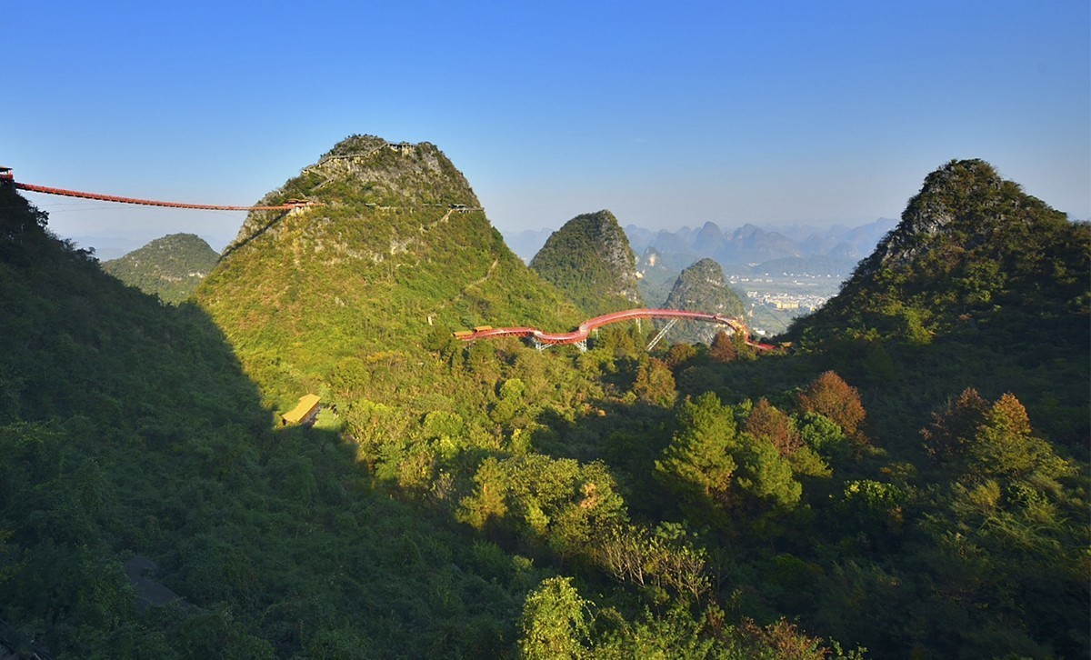 桂林阳朔如意峰索道景区
