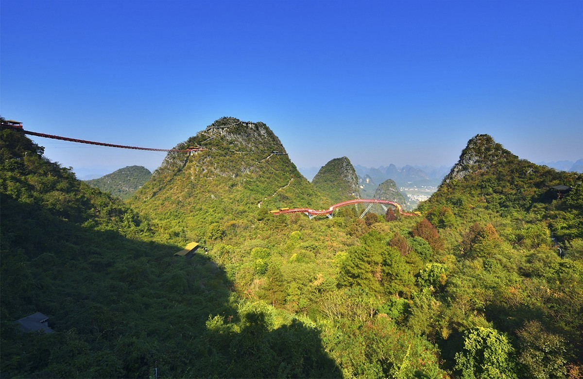 桂林阳朔如意峰索道景区