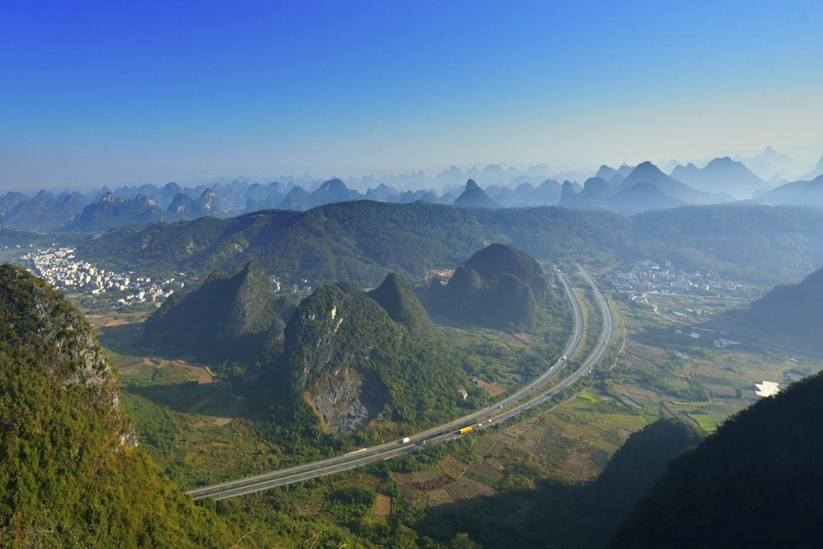 桂林阳朔如意峰索道景区
