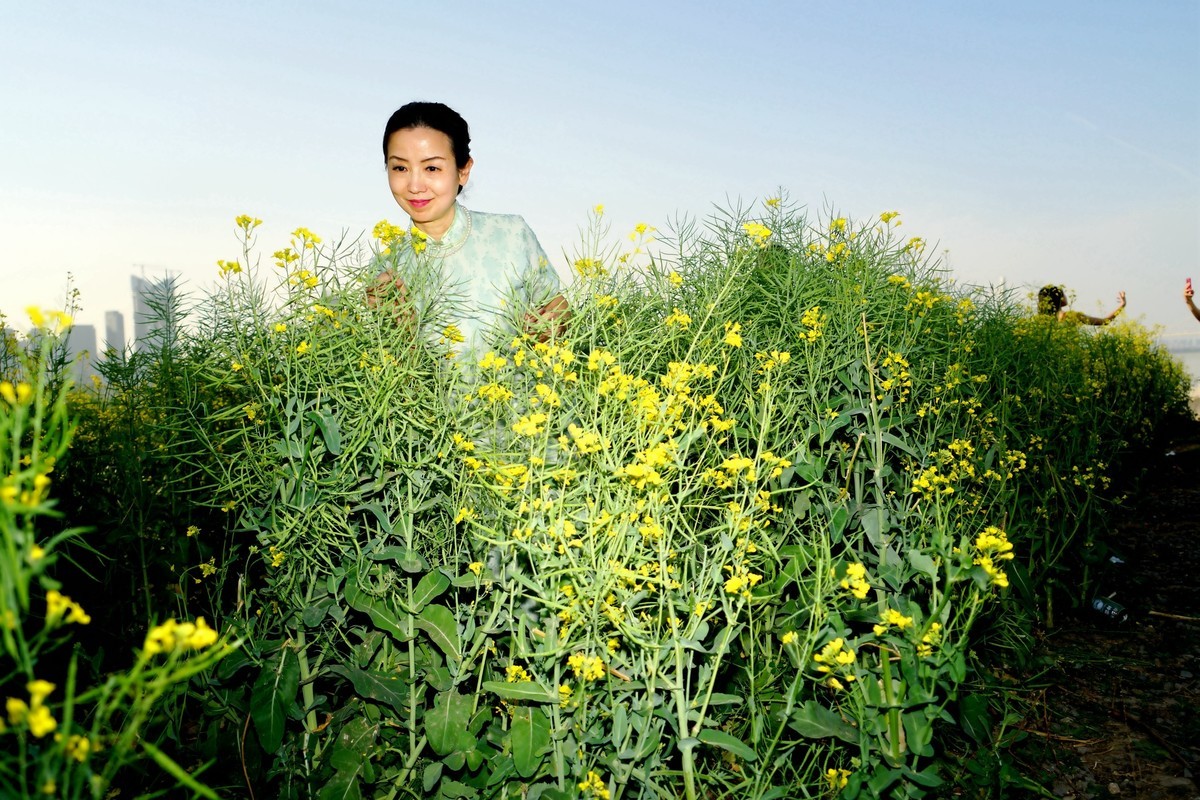 环境人像---四月天的油菜花田！