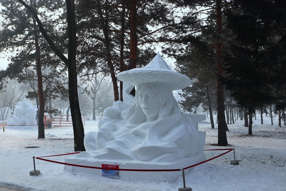 遊太阳岛雪博会---大年初一       3/8