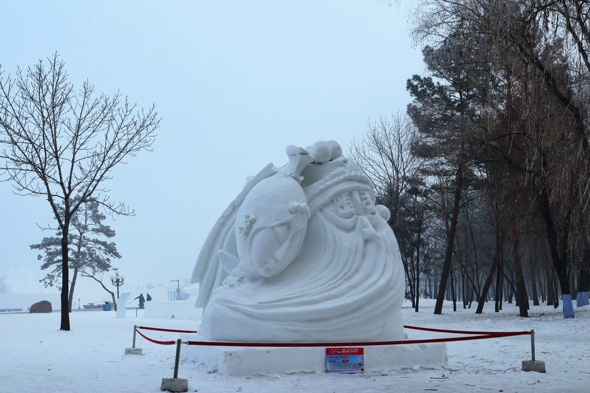 遊太阳岛雪博会---大年初一       3/8