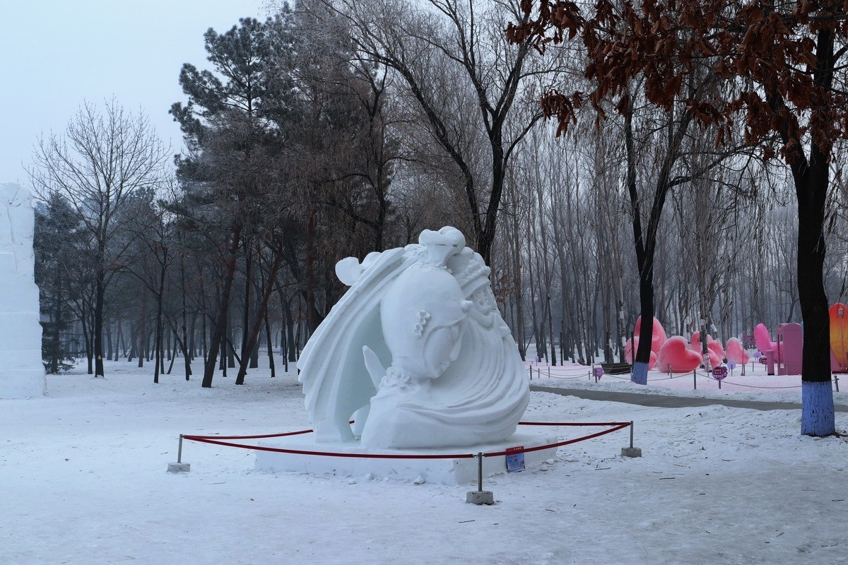 遊太阳岛雪博会---大年初一       3/8
