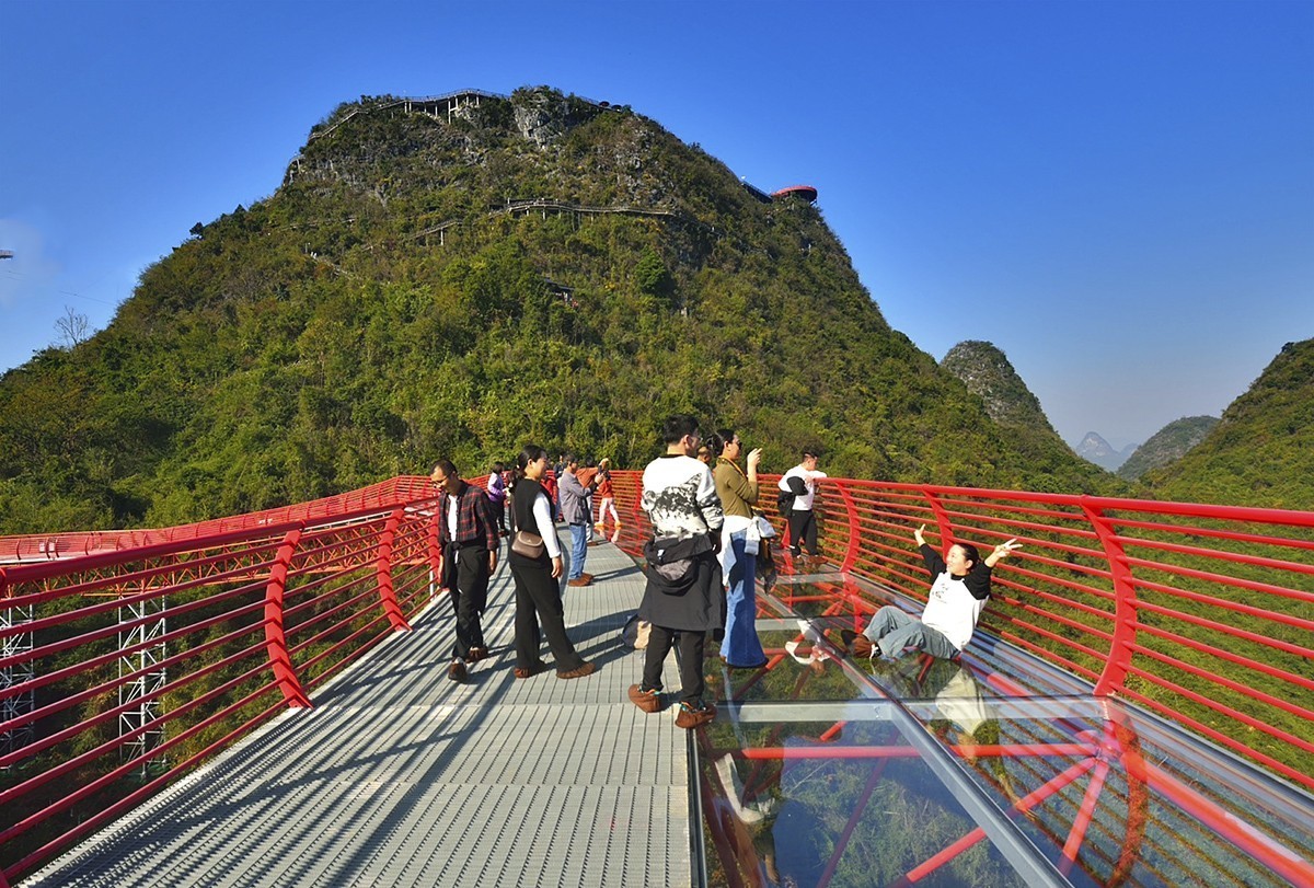 桂林阳朔如意峰索道景区