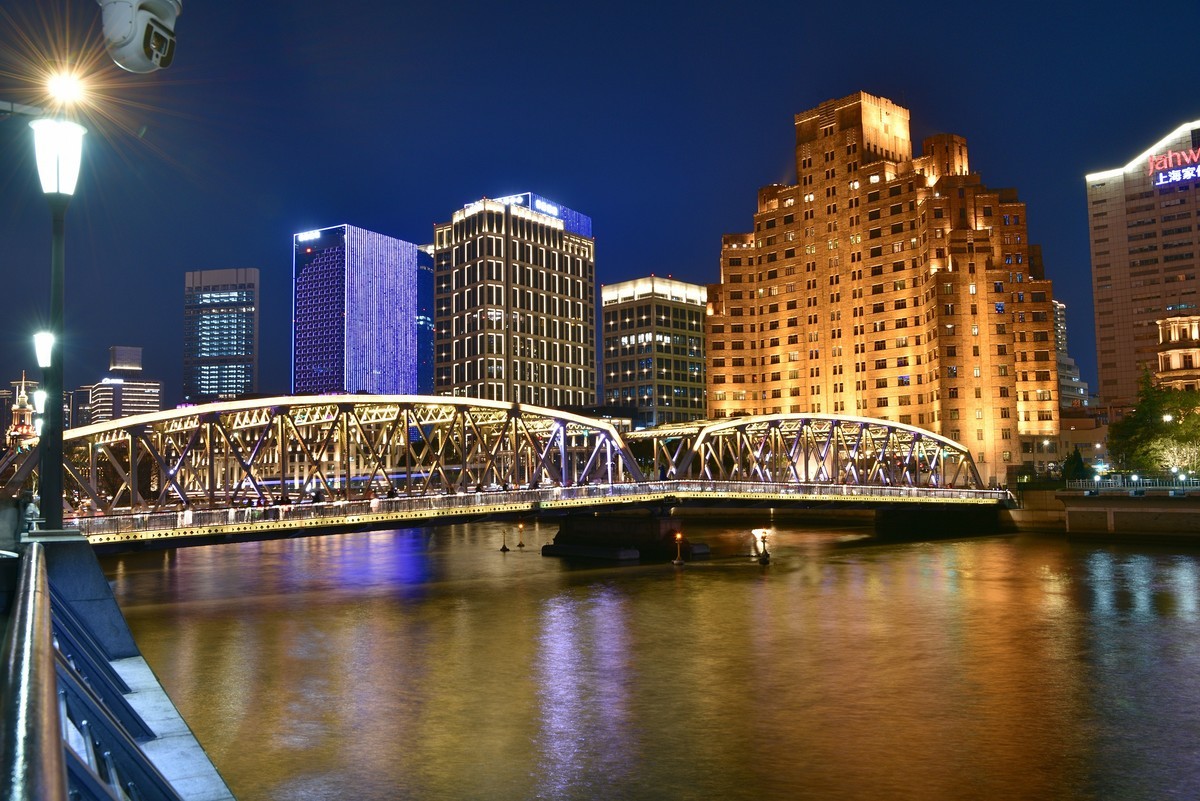 魔都外滩，夜景璀璨