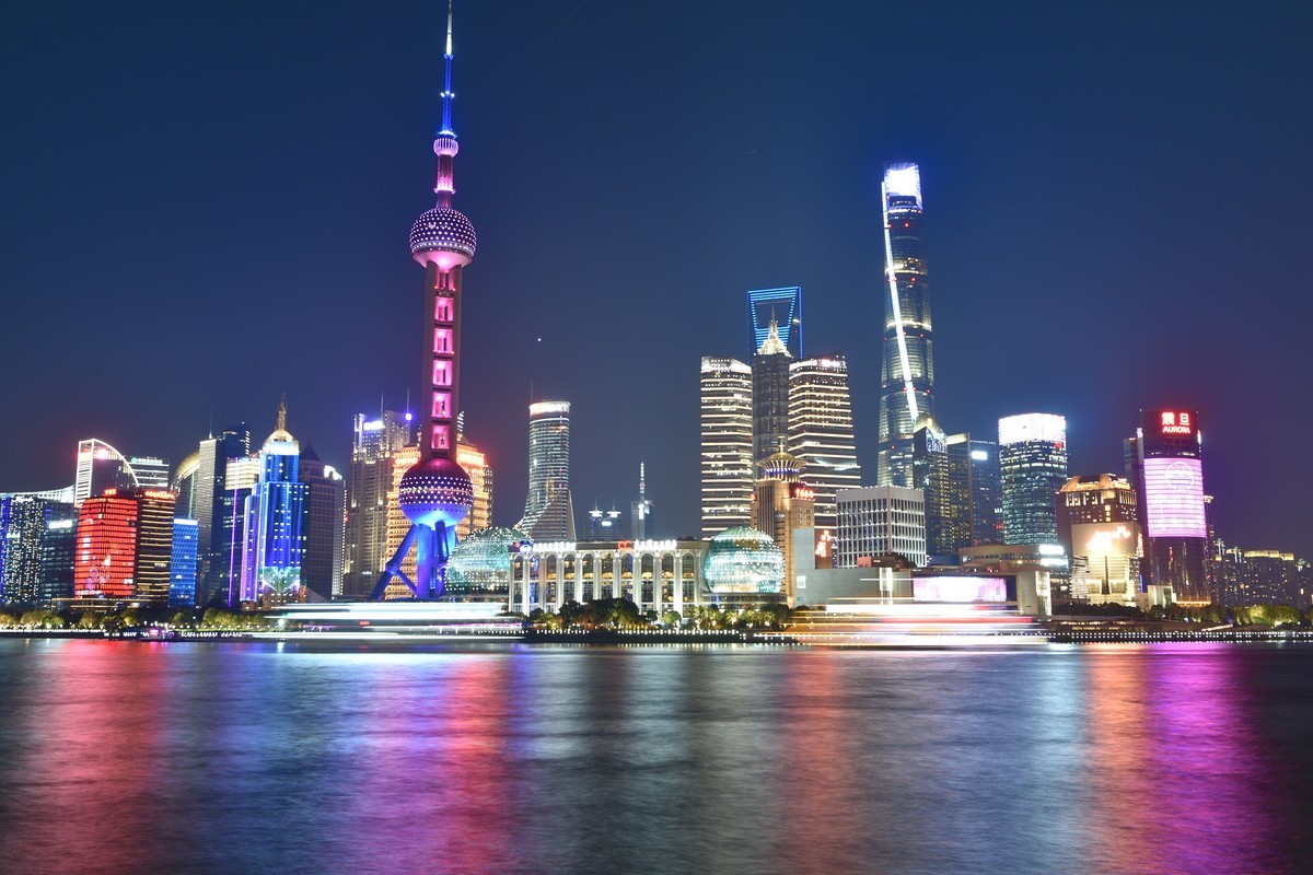 魔都外滩，夜景璀璨