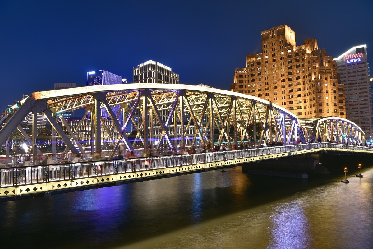 魔都外滩，夜景璀璨