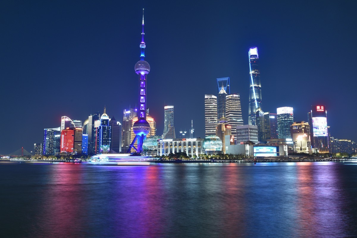 魔都外滩，夜景璀璨