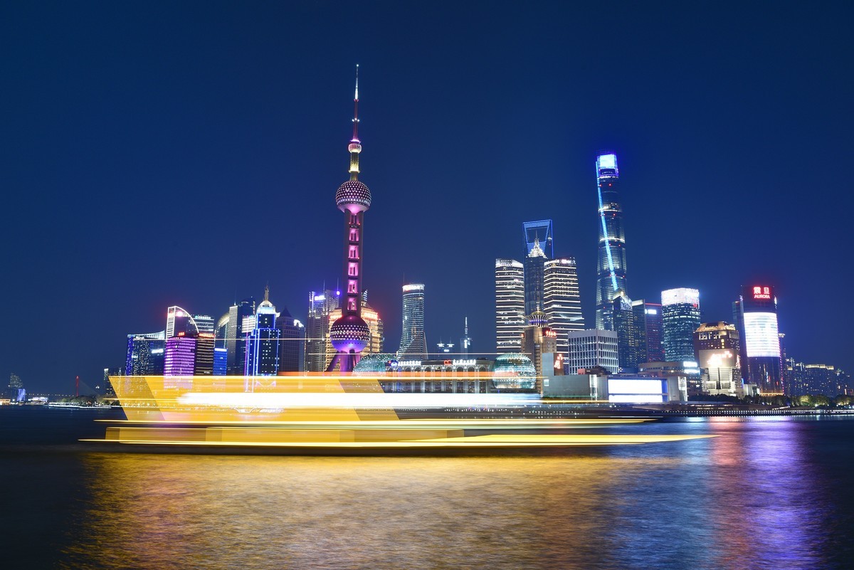 魔都外滩，夜景璀璨