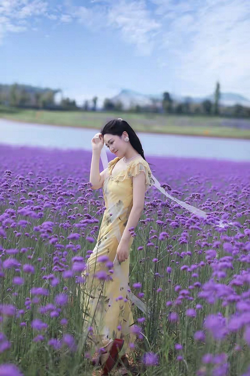 熏衣草中人像--长沙月亮岛5