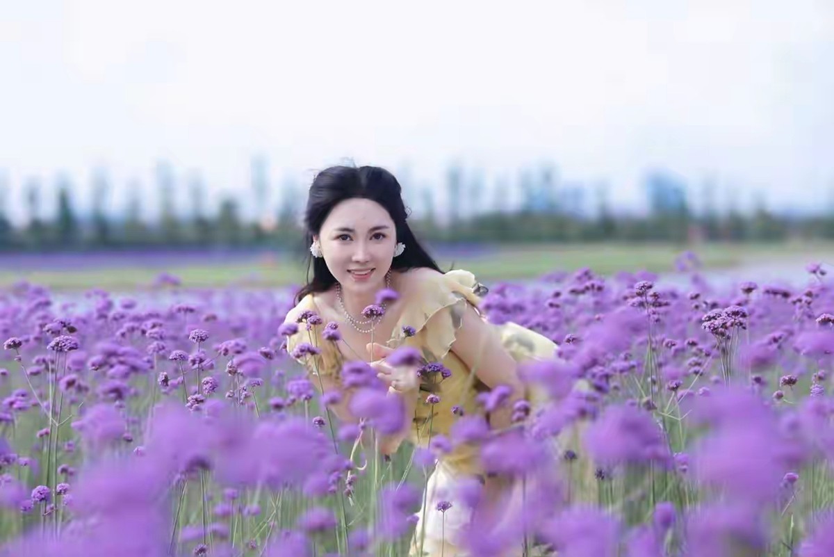 熏衣草中人像--长沙月亮岛5