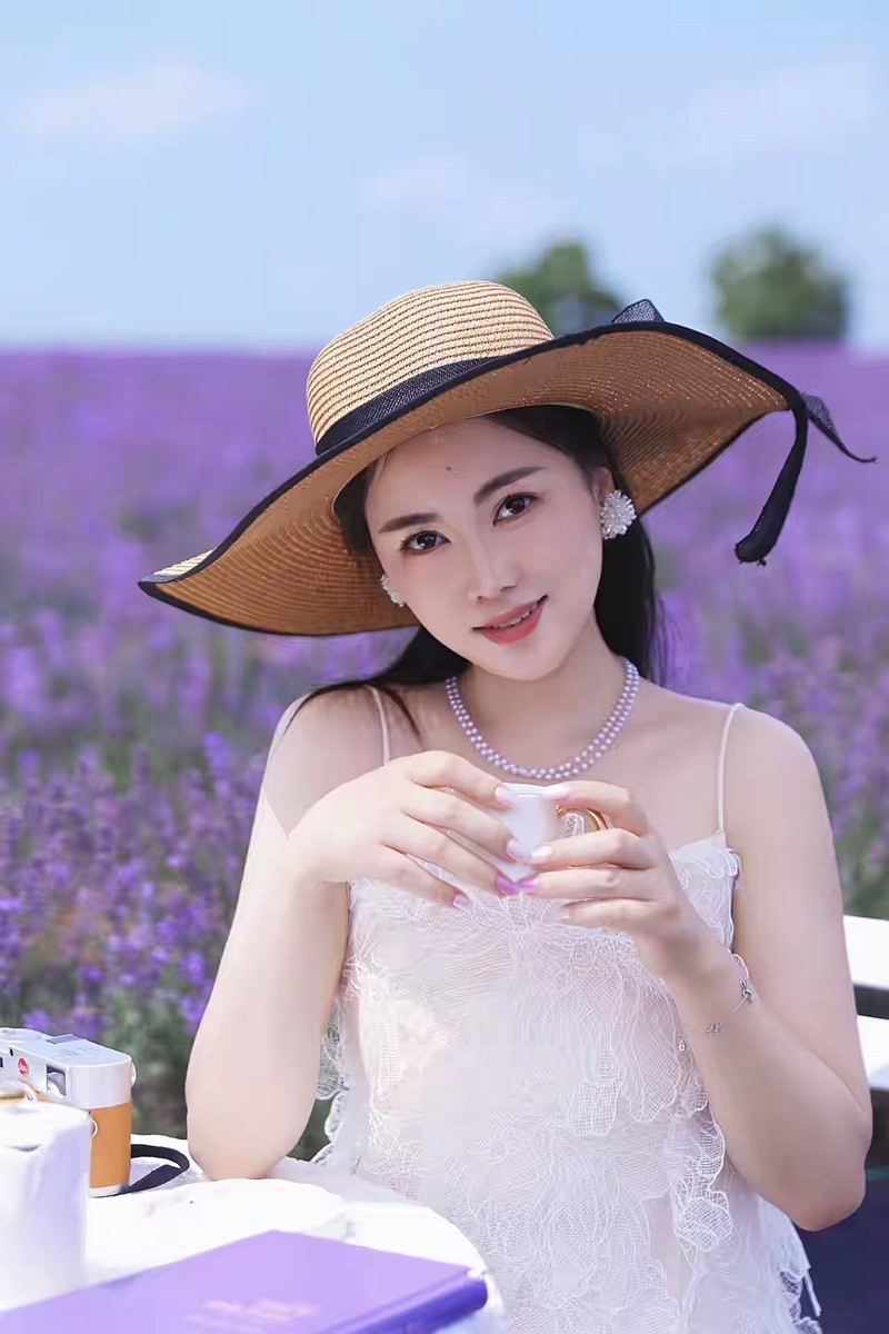 熏衣草中人像--长沙月亮岛5