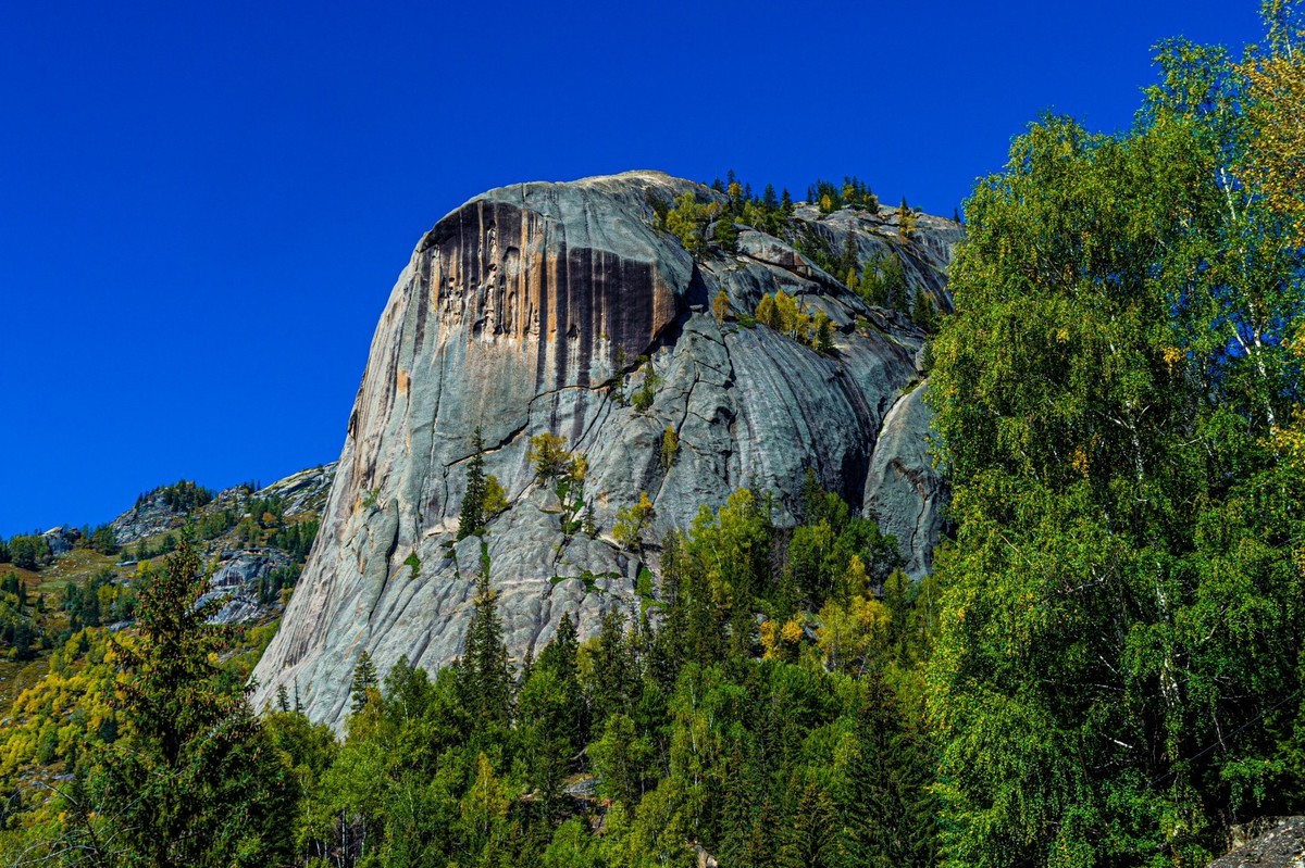 新疆旅游沿途风光风景记实抓拍   ＜ 可可托海大峡谷＞   续