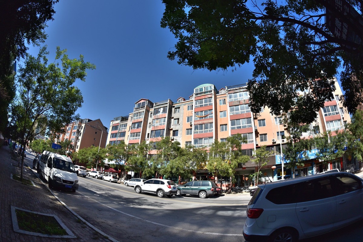 鱼眼街景