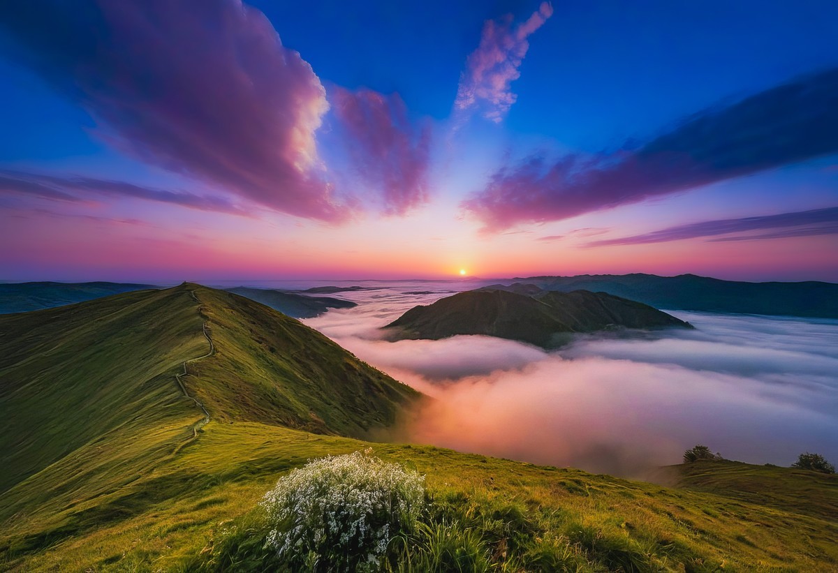 日出美景尽收眼底