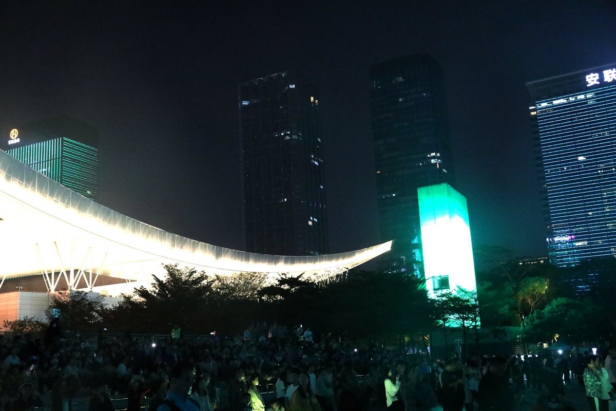 深圳市民中心灯光秀2