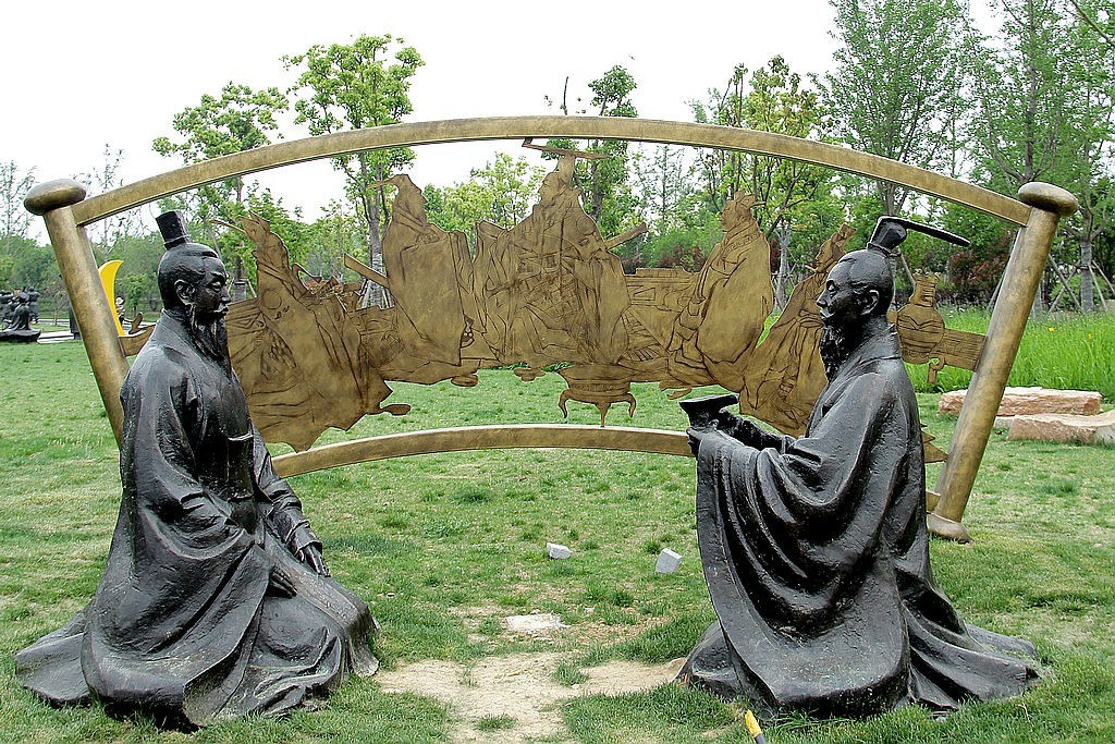 一组雕塑(酒文化)=2