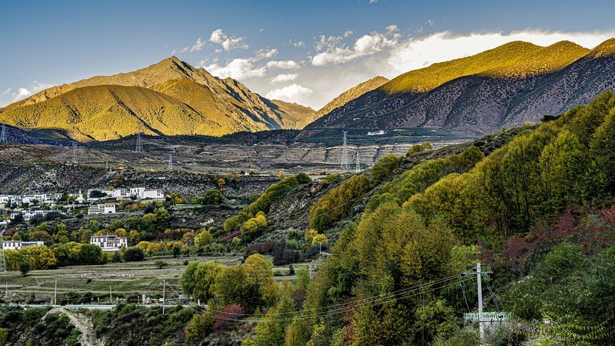 行走在318国道--甘孜--乡城县青德镇【14】