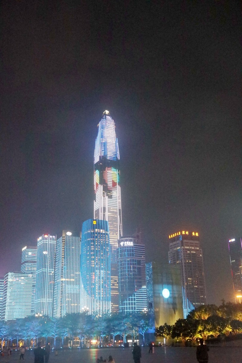 深圳市民中心灯光秀2