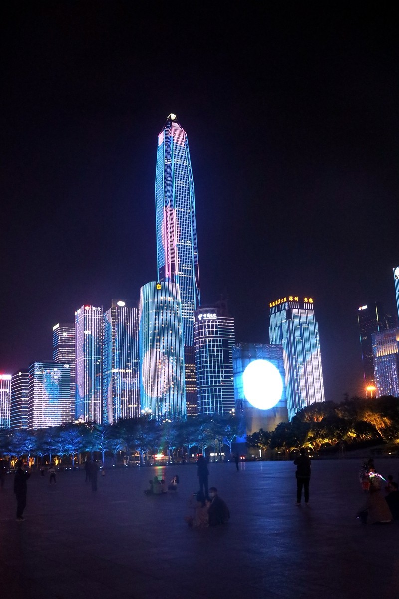 深圳市民中心灯光秀2