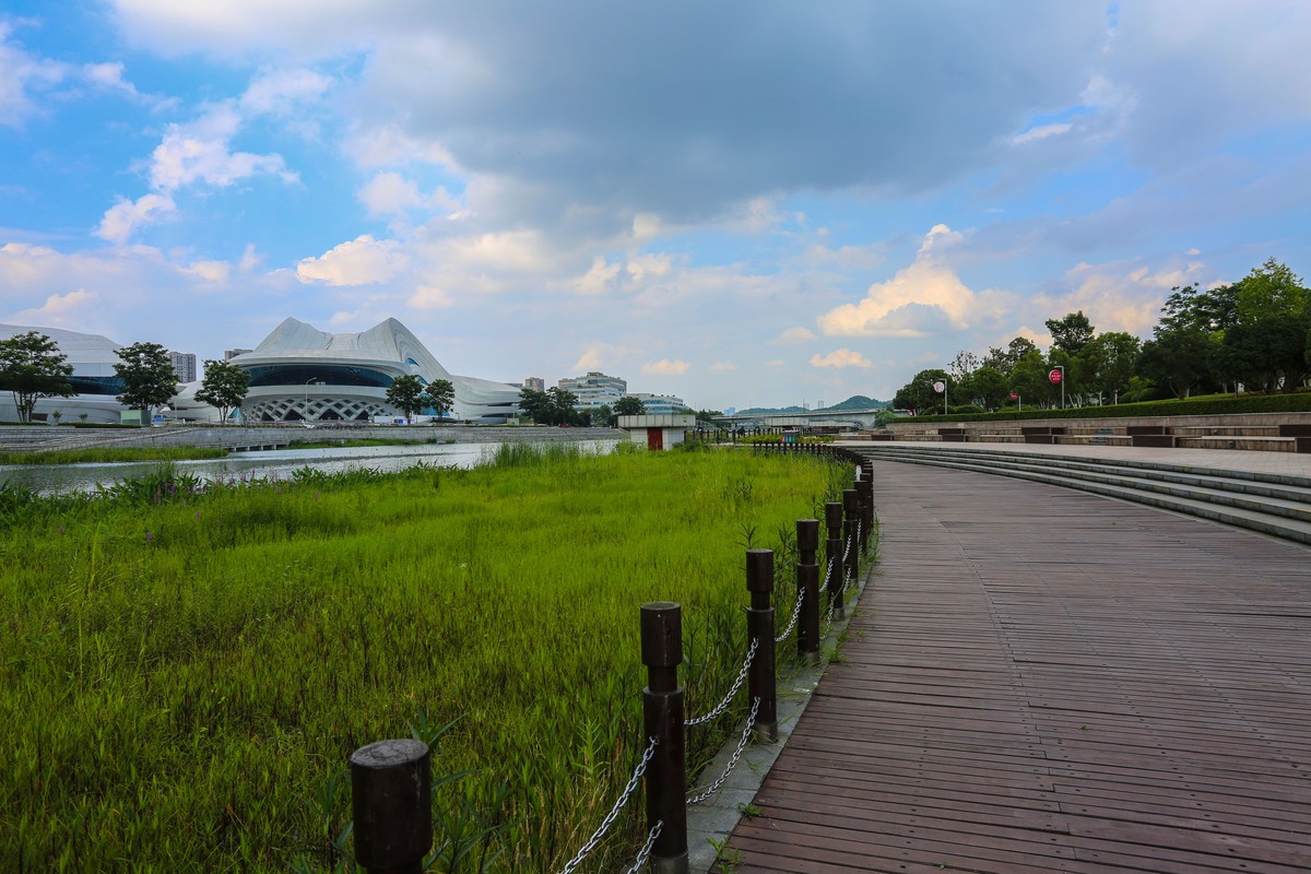 梅溪湖风景图片