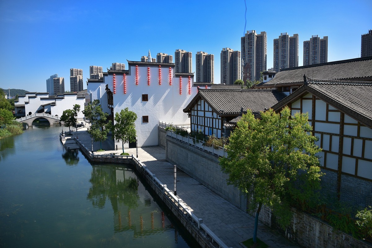 洋湖水街湖南长沙旅游新去处