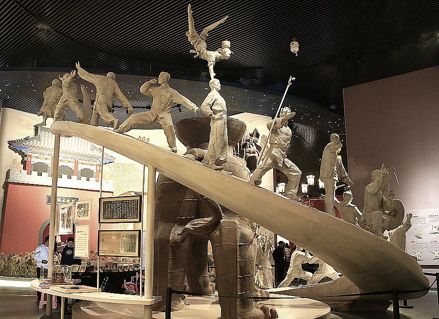 《不老松：纪实摄影》大美沧州系列報道：中国大运河非物质文化遗产展示舘！(15)泥塑：