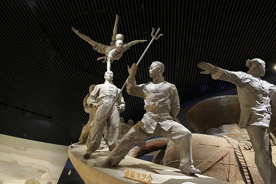 《不老松：纪实摄影》大美沧州系列報道：中国大运河非物质文化遗产展示舘！(15)泥塑：