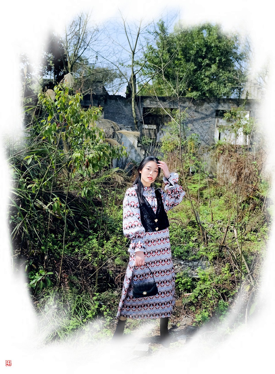 #大拜年# 虎年带个美女给您拜年！