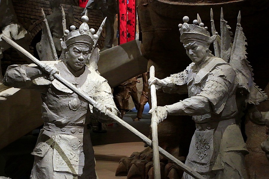 《不老松：纪实摄影》大美沧州系列報道：中国大运河非物质文化遗产展示舘！(15)泥塑：