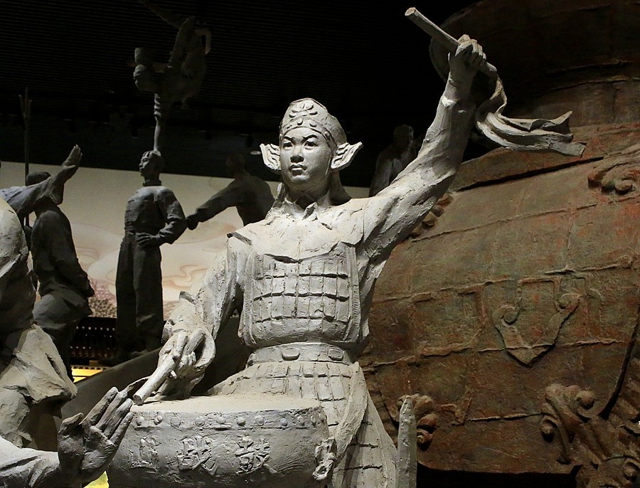 《不老松：纪实摄影》大美沧州系列報道：中国大运河非物质文化遗产展示舘！(15)泥塑：