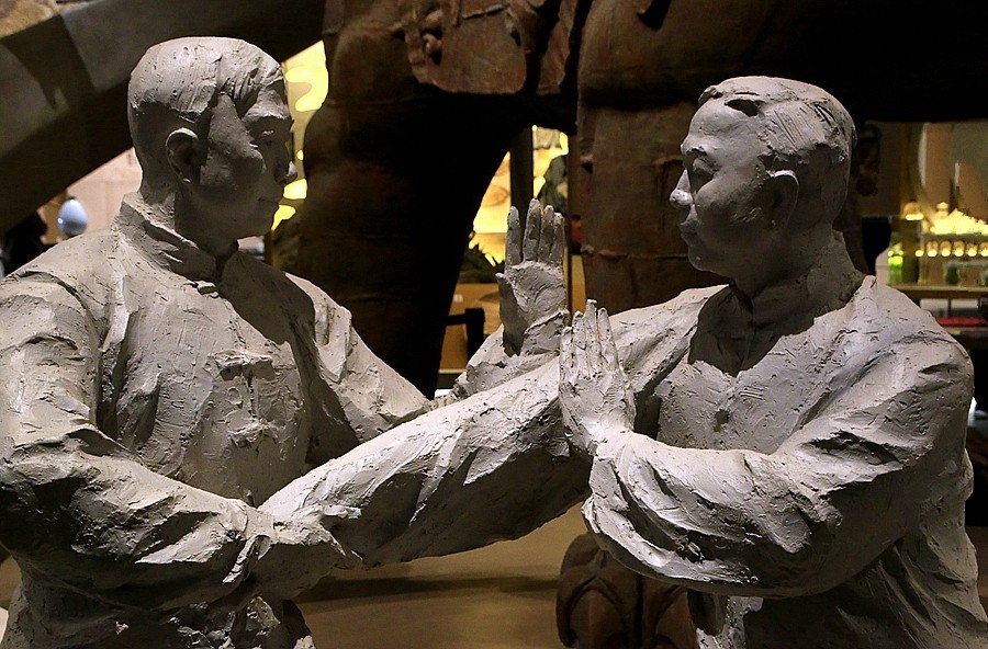 《不老松：纪实摄影》大美沧州系列報道：中国大运河非物质文化遗产展示舘！(15)泥塑：