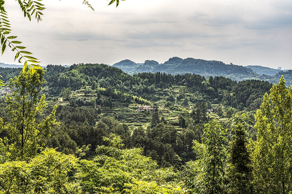 四川威远骑龙坳---晚霞