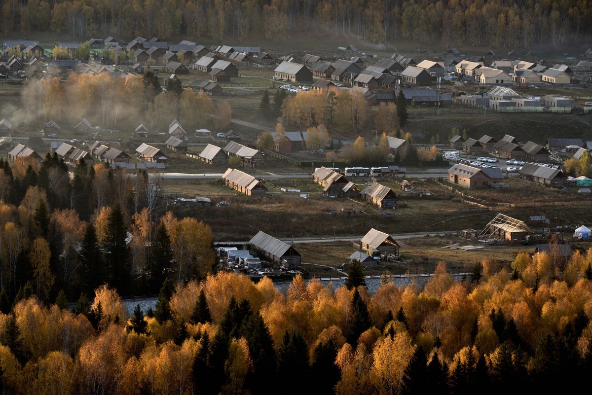 初秋北疆行——阳光洒在禾木村【4】