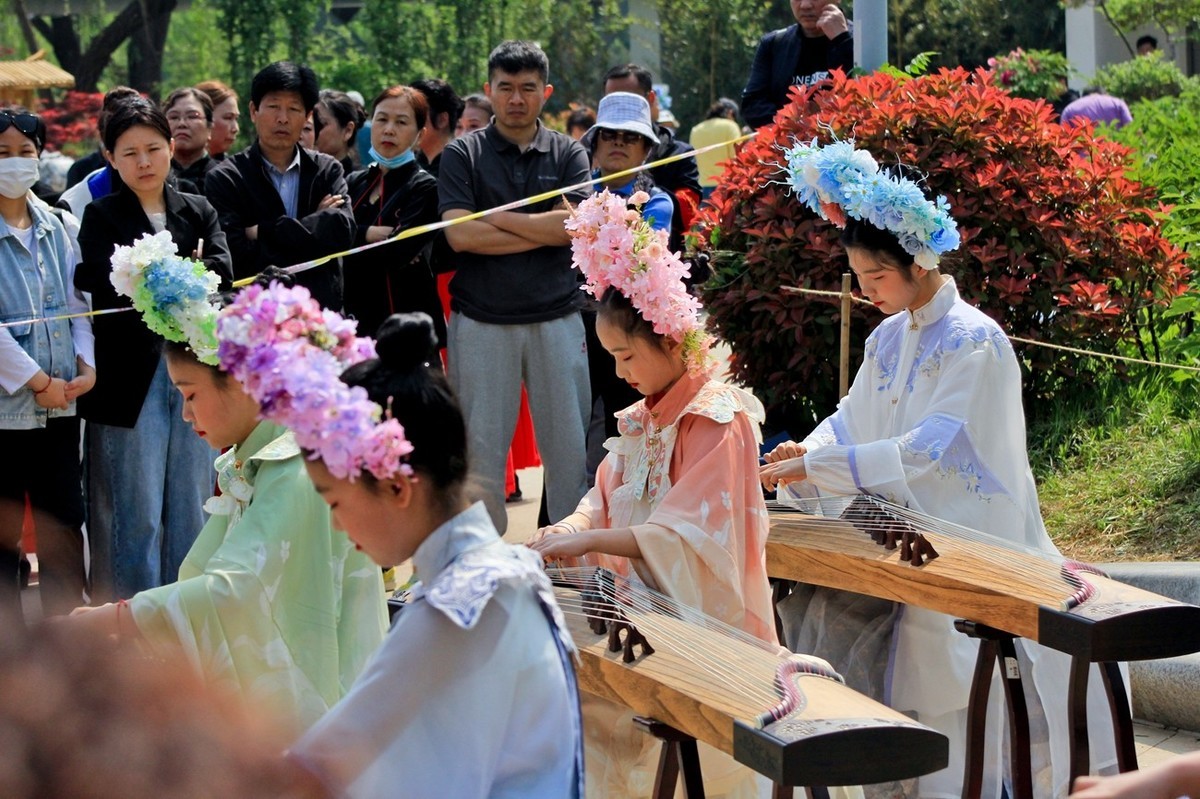 公园抓拍——国风●古筝