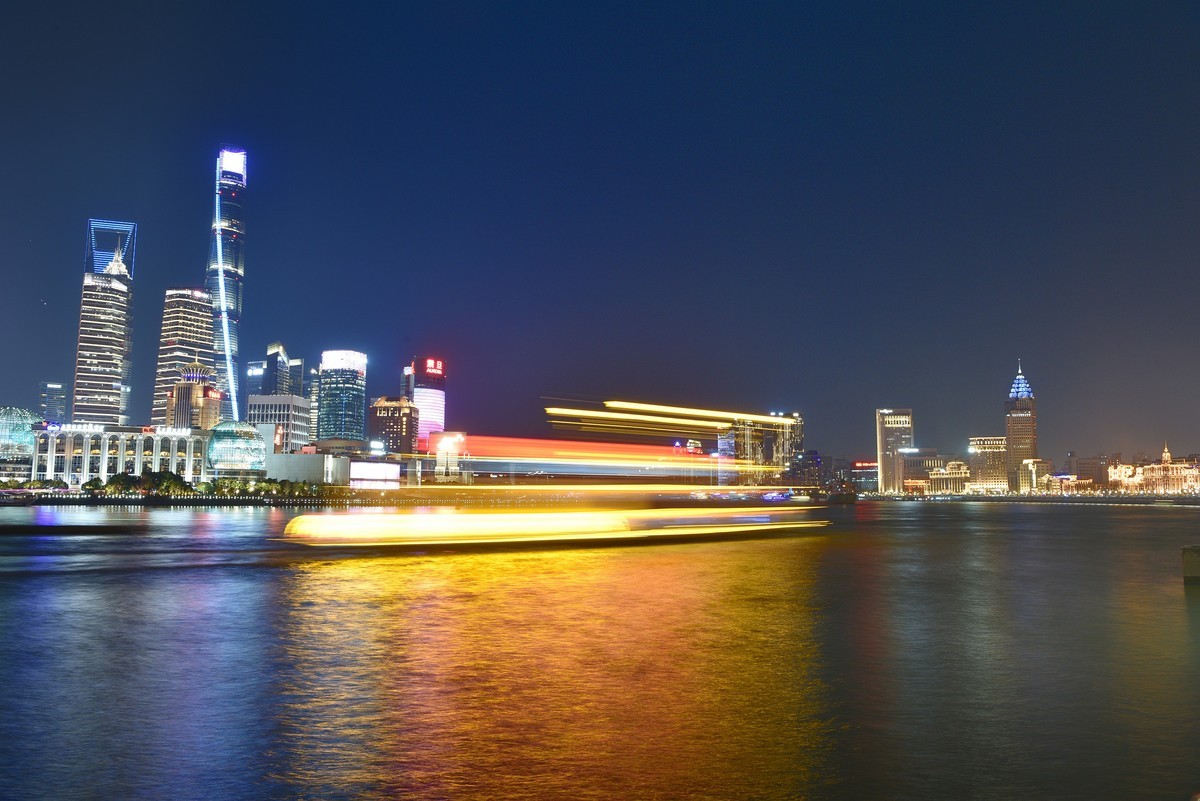 魔都外滩，夜景璀璨