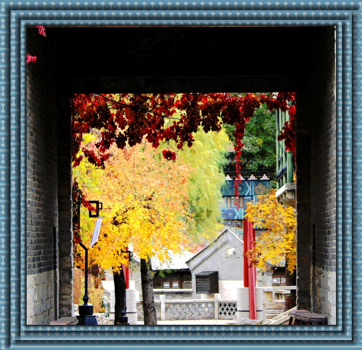 金秋古北口览秋