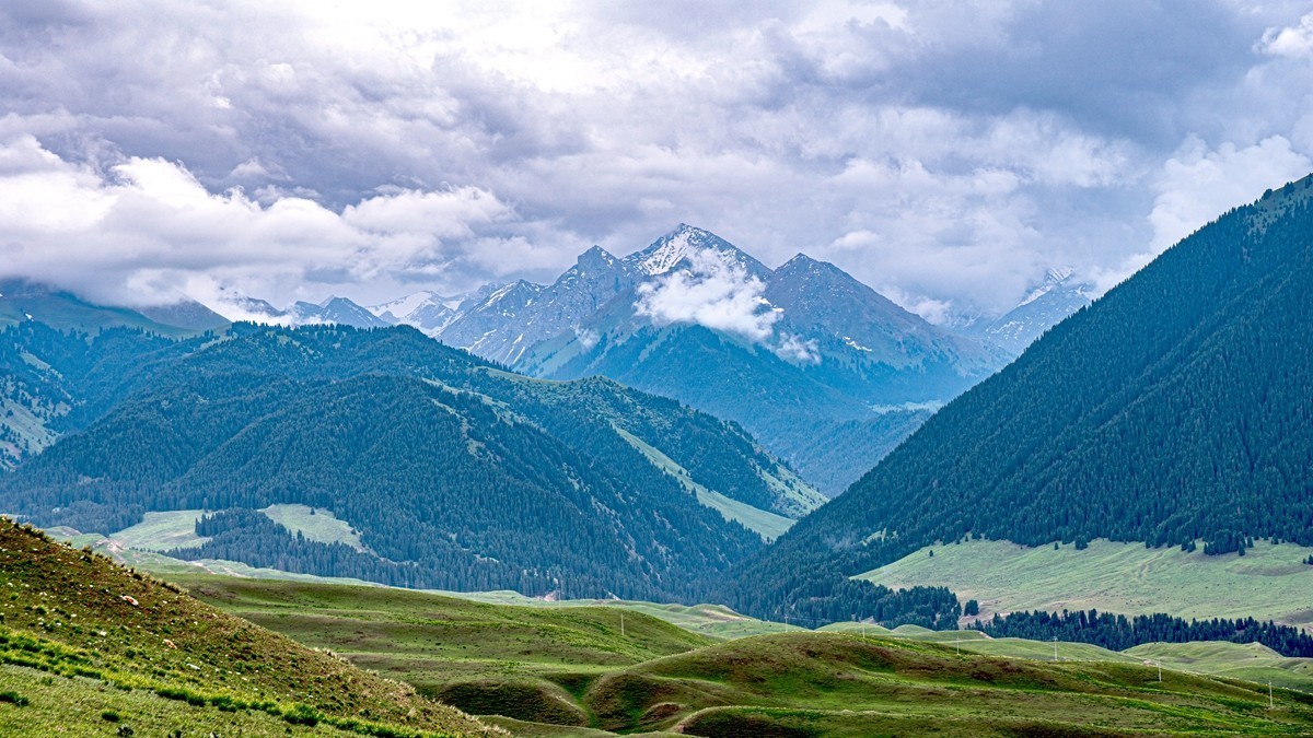 新疆行游--琼库什台返回特克斯县途中【5】