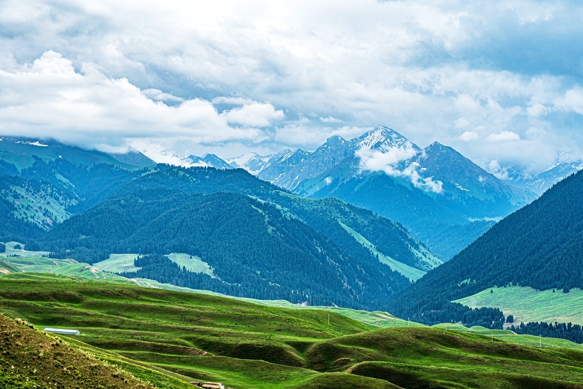 新疆行游--琼库什台返回特克斯县途中【5】