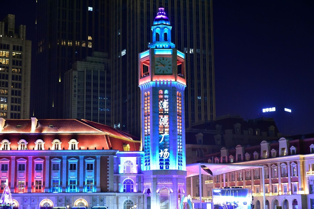 圣诞平安夜的津湾广场