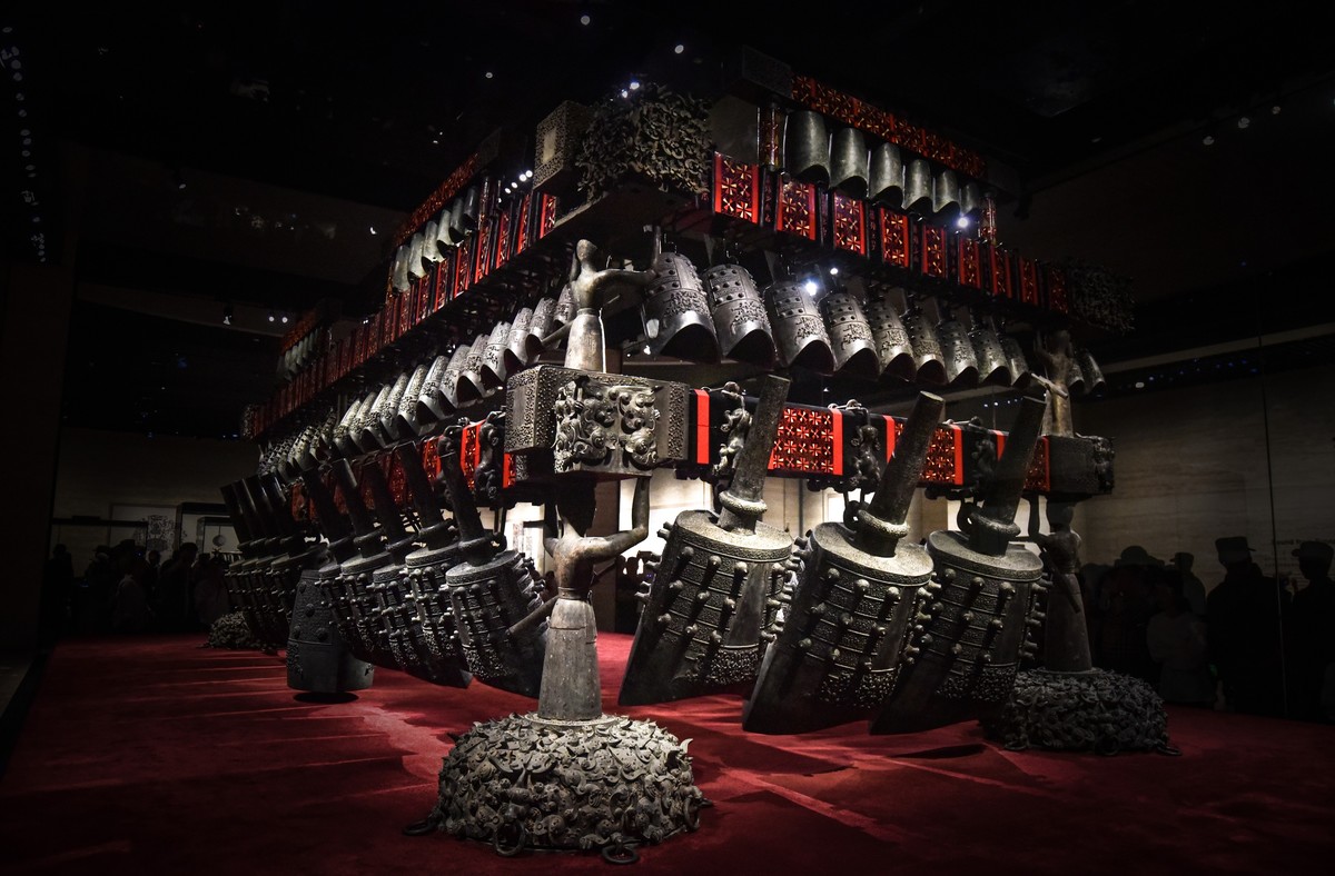 参观湖北省博物馆所拍