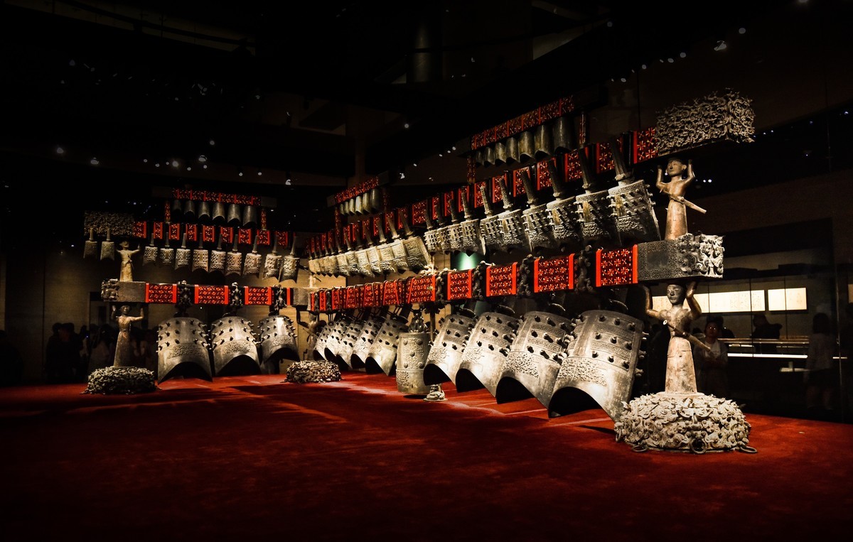 参观湖北省博物馆所拍