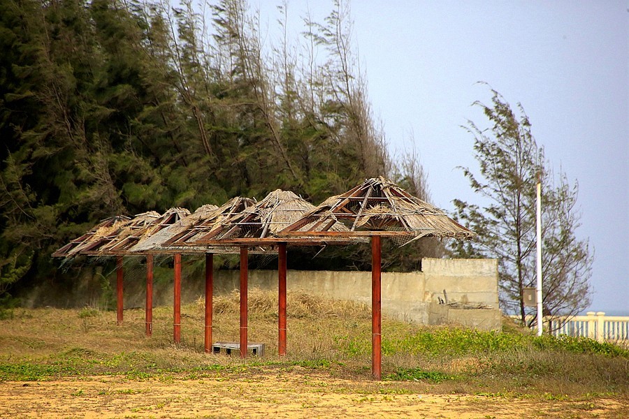 《不老松：忆海南游记》(14)海南临髙长島蓝湾的海滨景！