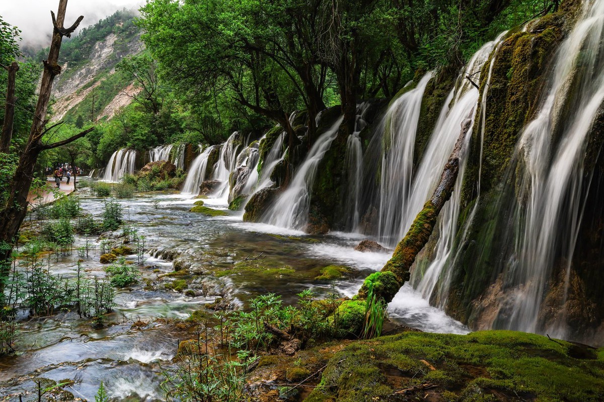 九寨沟的水