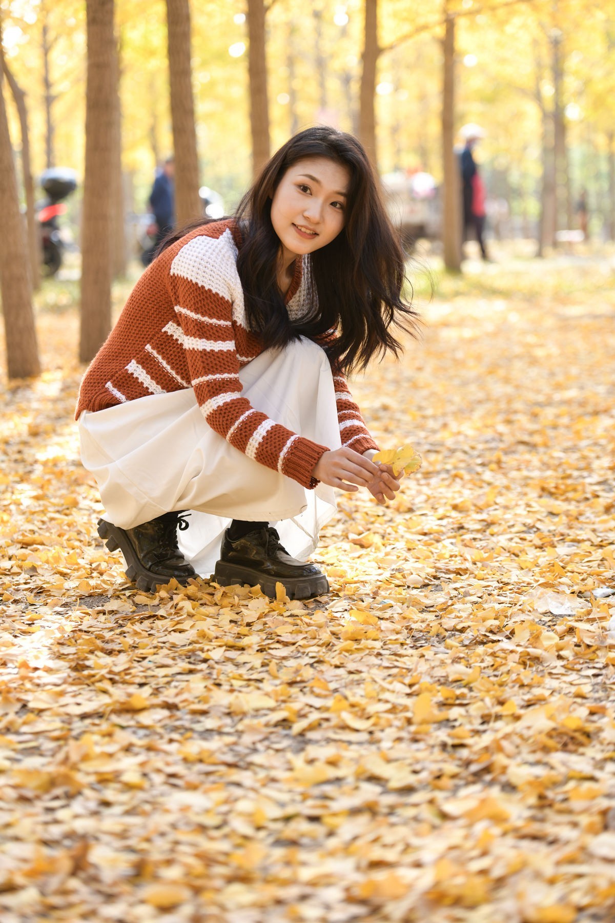 金色银杏林之青春美少女(一)-中关村在线摄影论坛