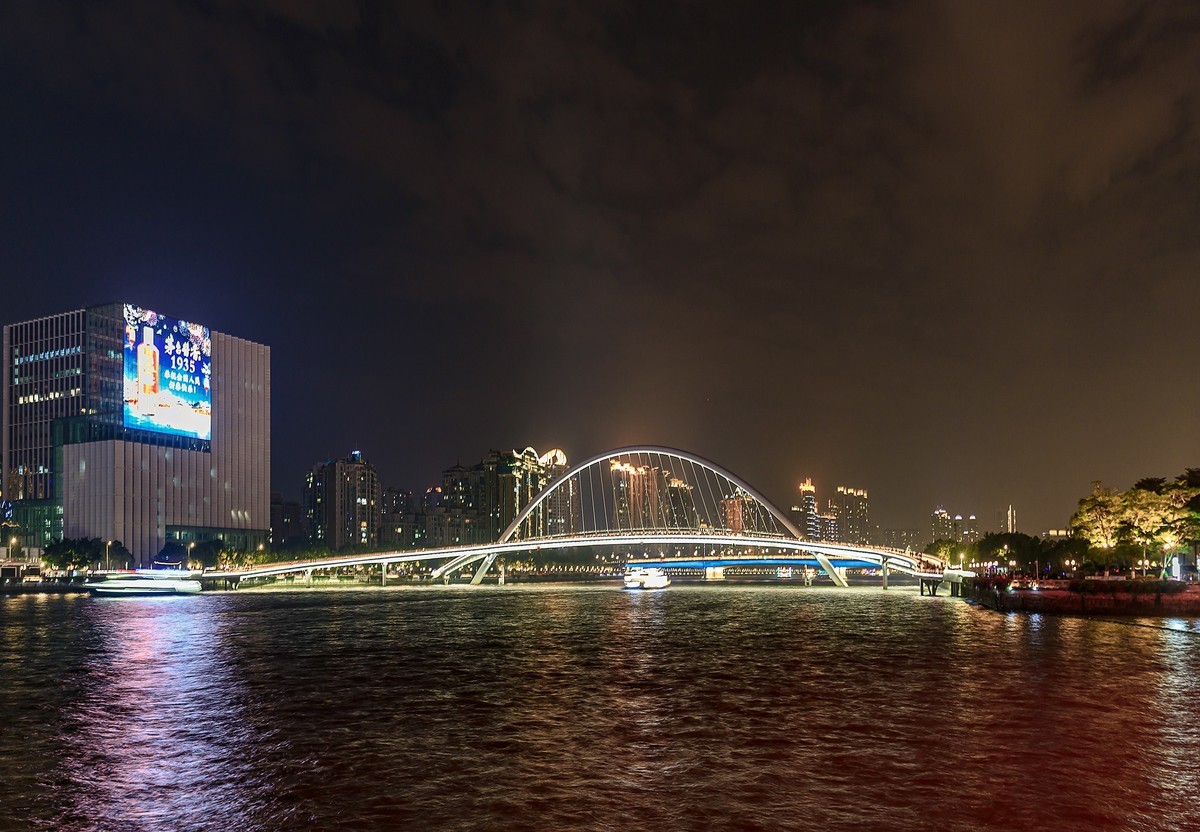 广州珠江两岸夜景